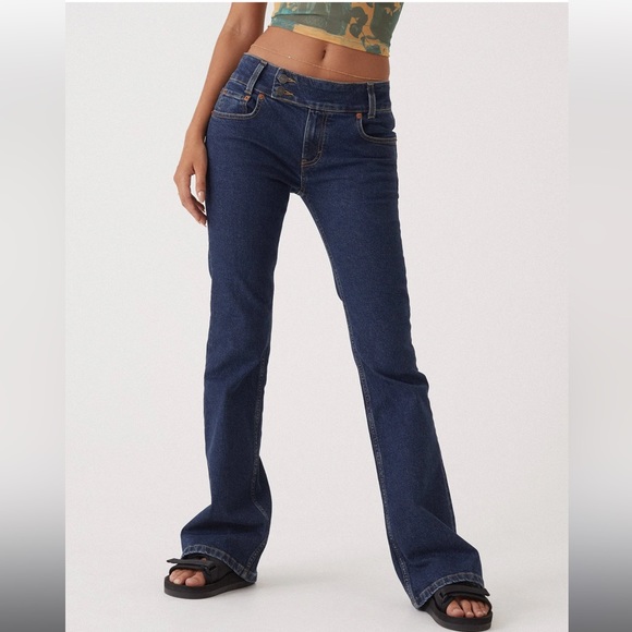 Motel Rocks Jeans Nwt Motel X Olivia Neill Low Rise Bootleg Jeans